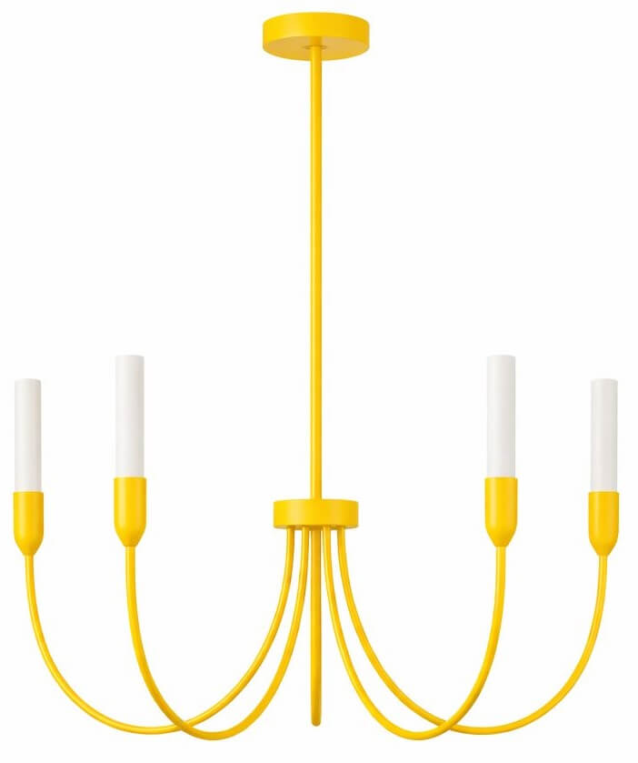 Argon Augustine lampe suspendue 5x6 W blanc-jaune 2201