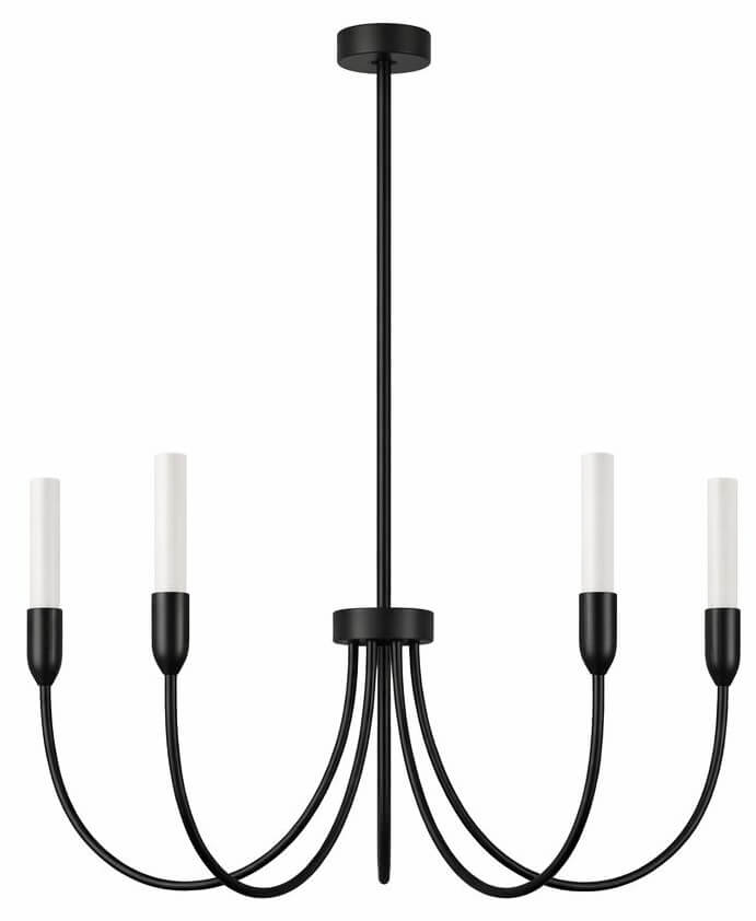Argon Augustine lampe suspendue 5x6 W blanc-noir 2206