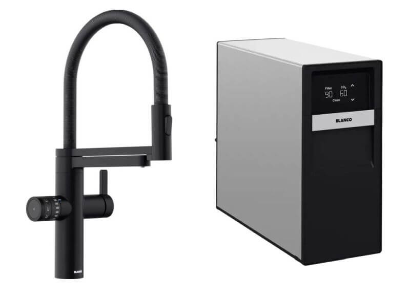 Set unité de base Blanco Drink Soda 527633, batterie pour filtre à eau Blanco Evol-S Pro 526629