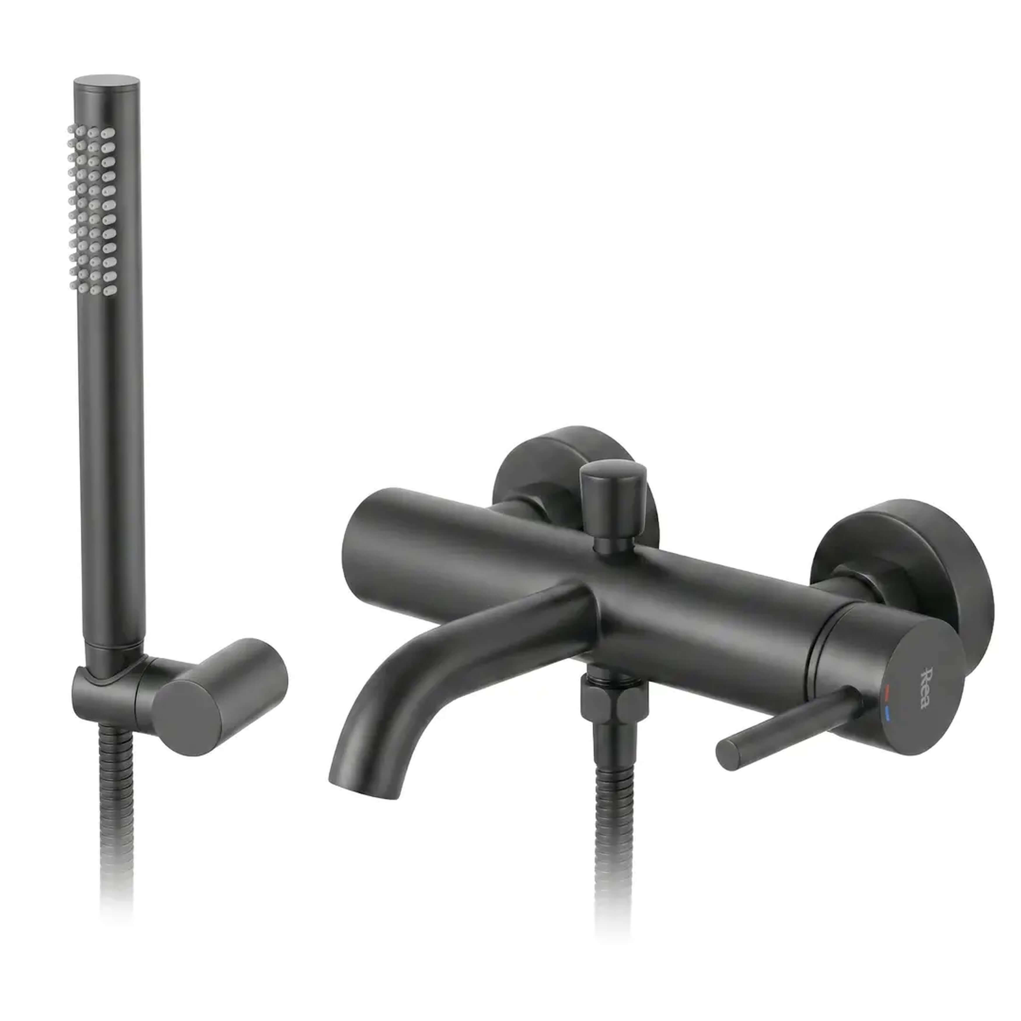 Rea Lungo mitigeur bain-douche murale graphite REA-B6384