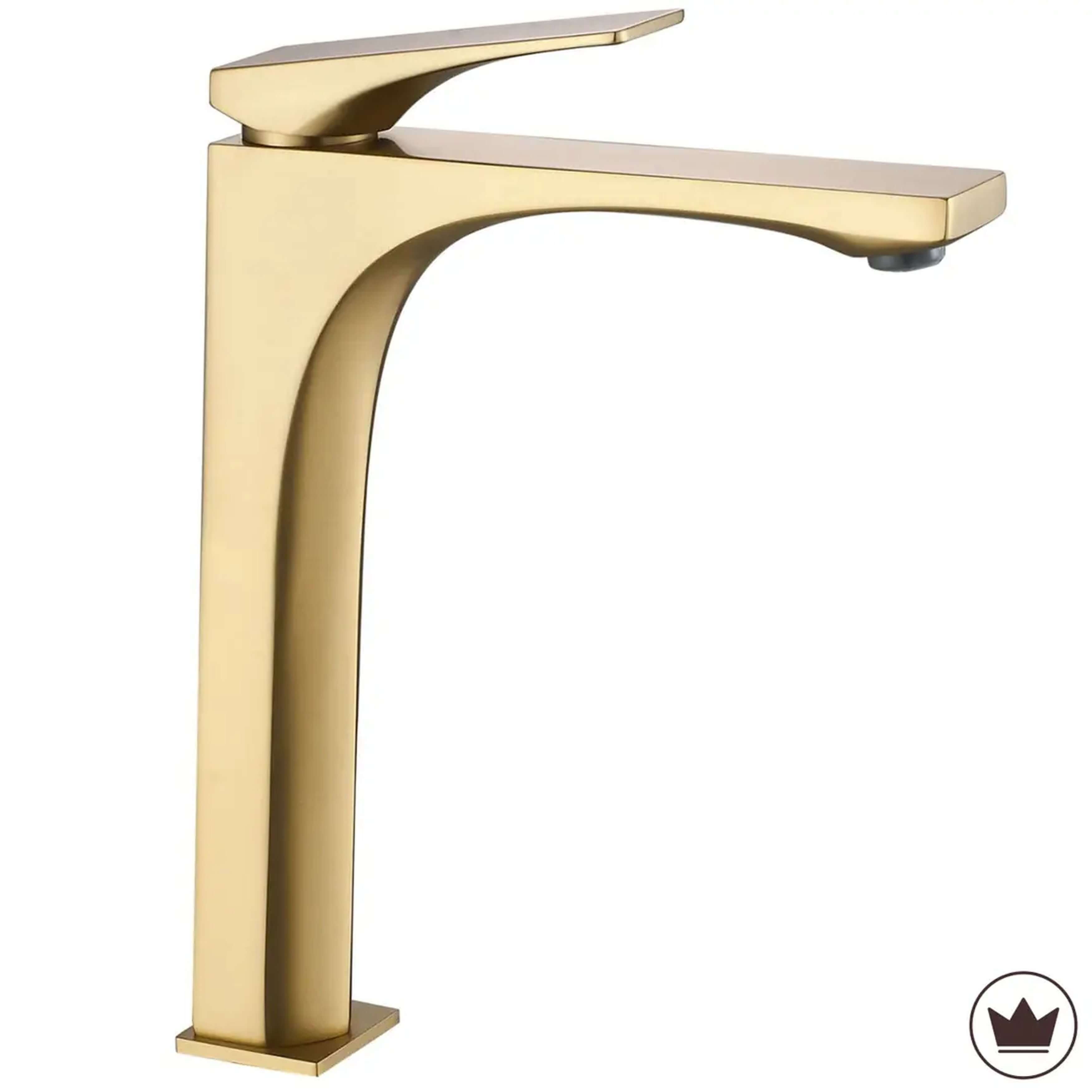 Rea Joe mitigeur de lavabo sur pied doré REA-B8991