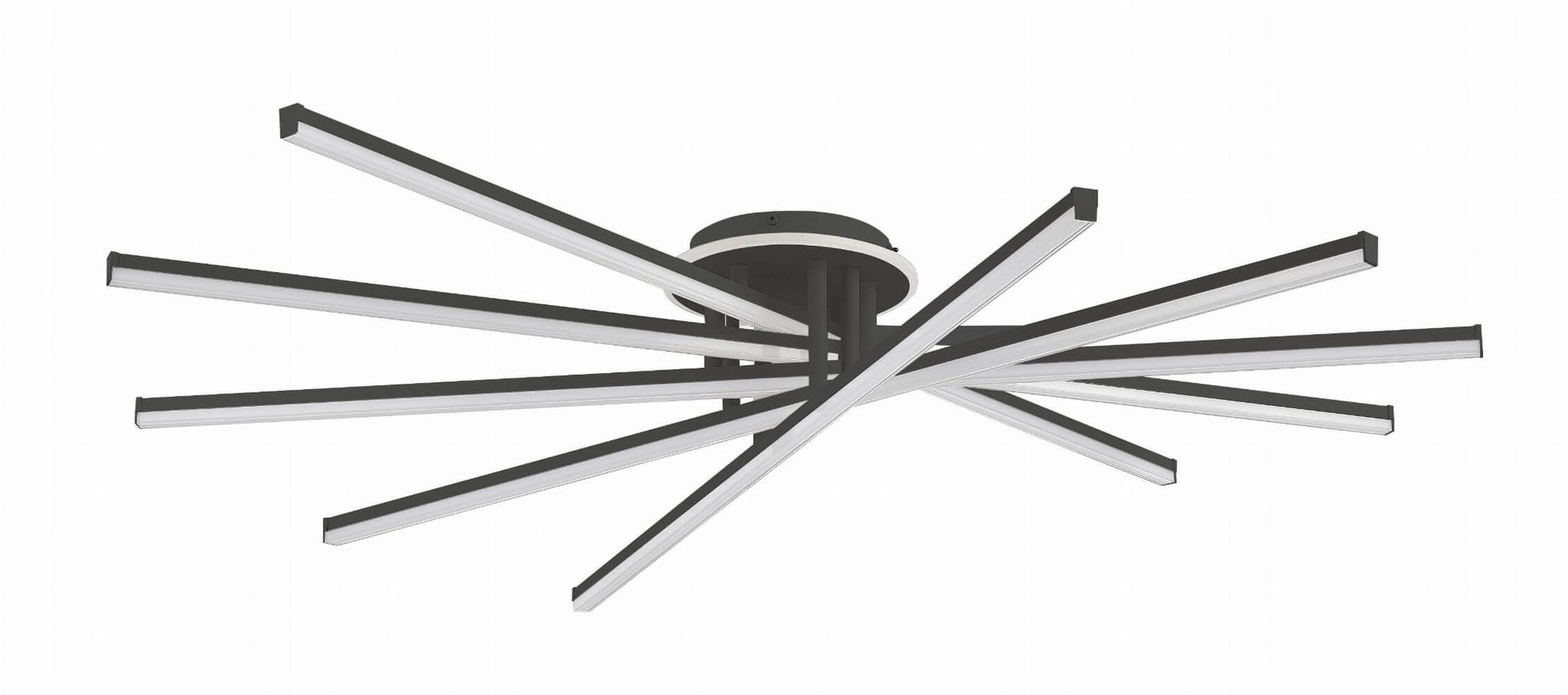 Zuma Line Lunara plafonnier 5x110 W noir MS203650