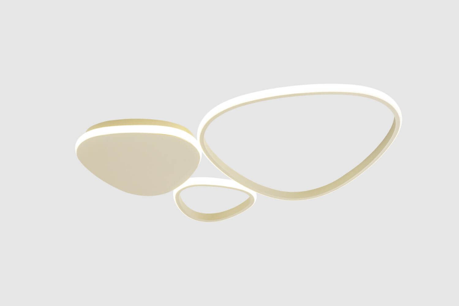 Zuma Line Huron plafonnier 3x30 W beige 2023519C3-BE