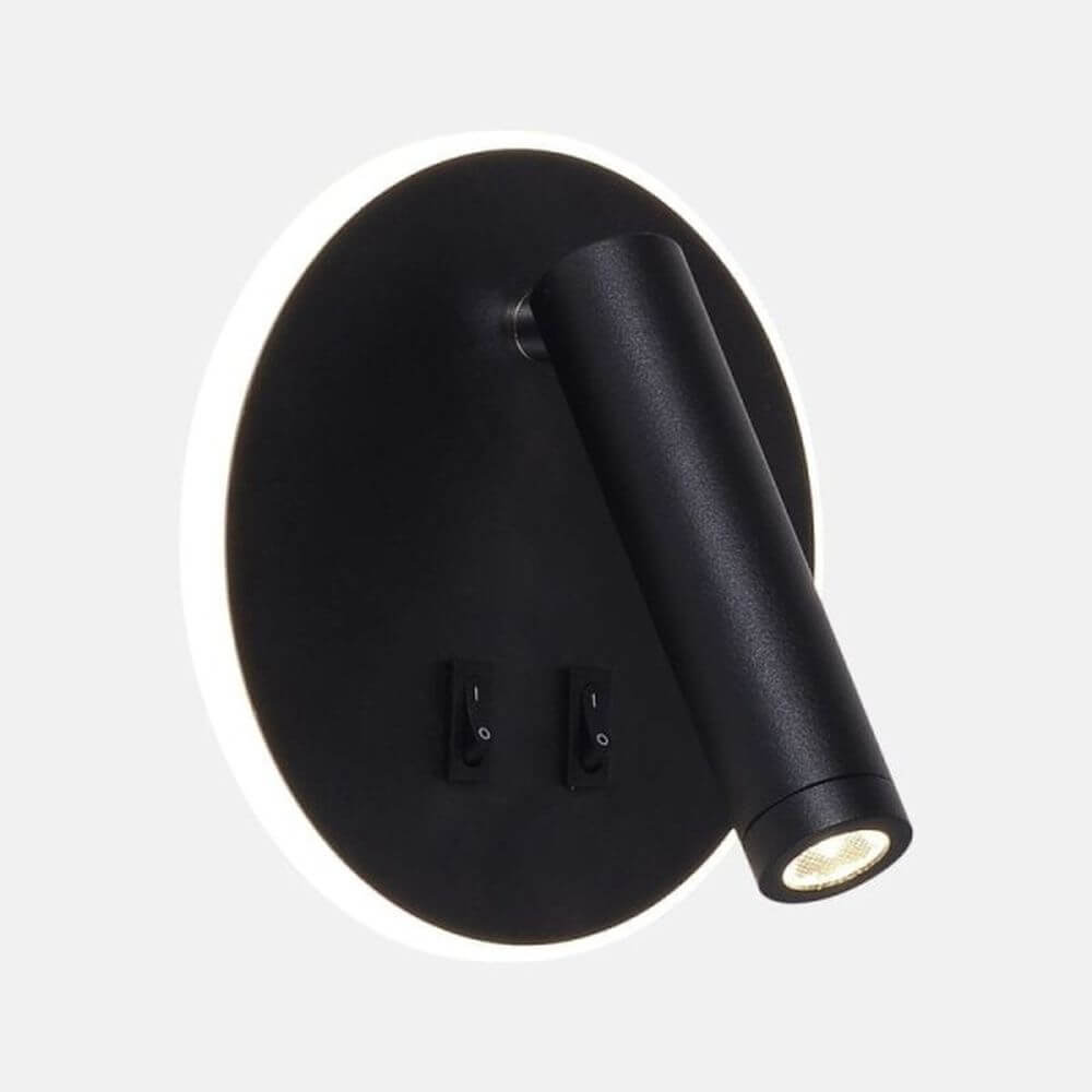 Zuma Line Circa applique murale 1x5.5 W noir W4107-BK