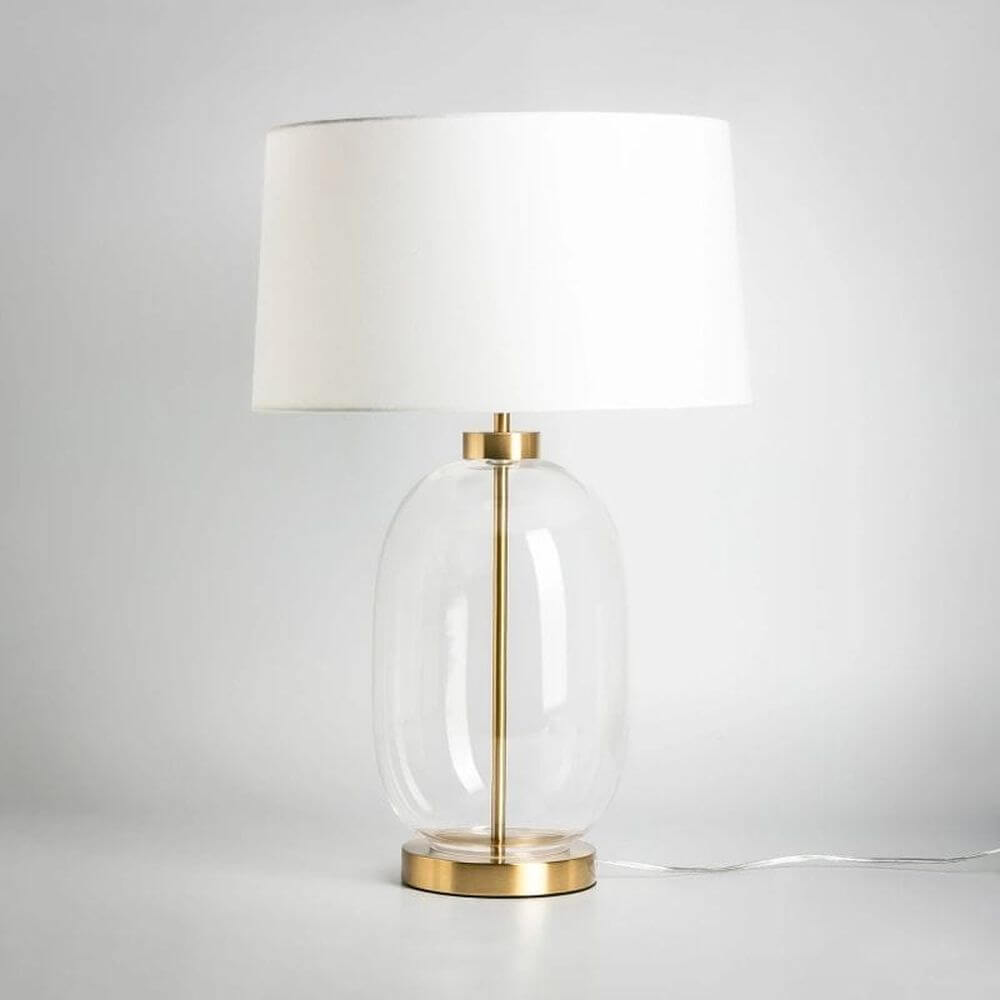 Zuma Line Vaze lampe de table 1x40 W blanc-doré T4108-WH+CL