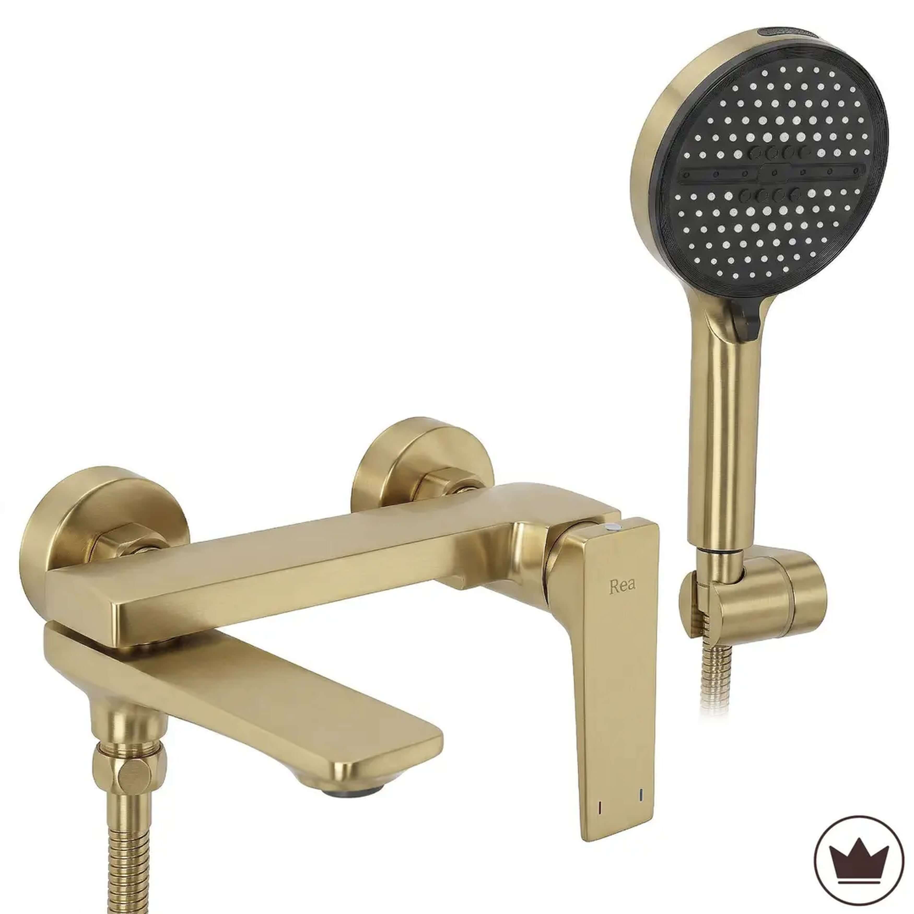 Rea Prime mitigeur bain-douche murale doré REA-B6732