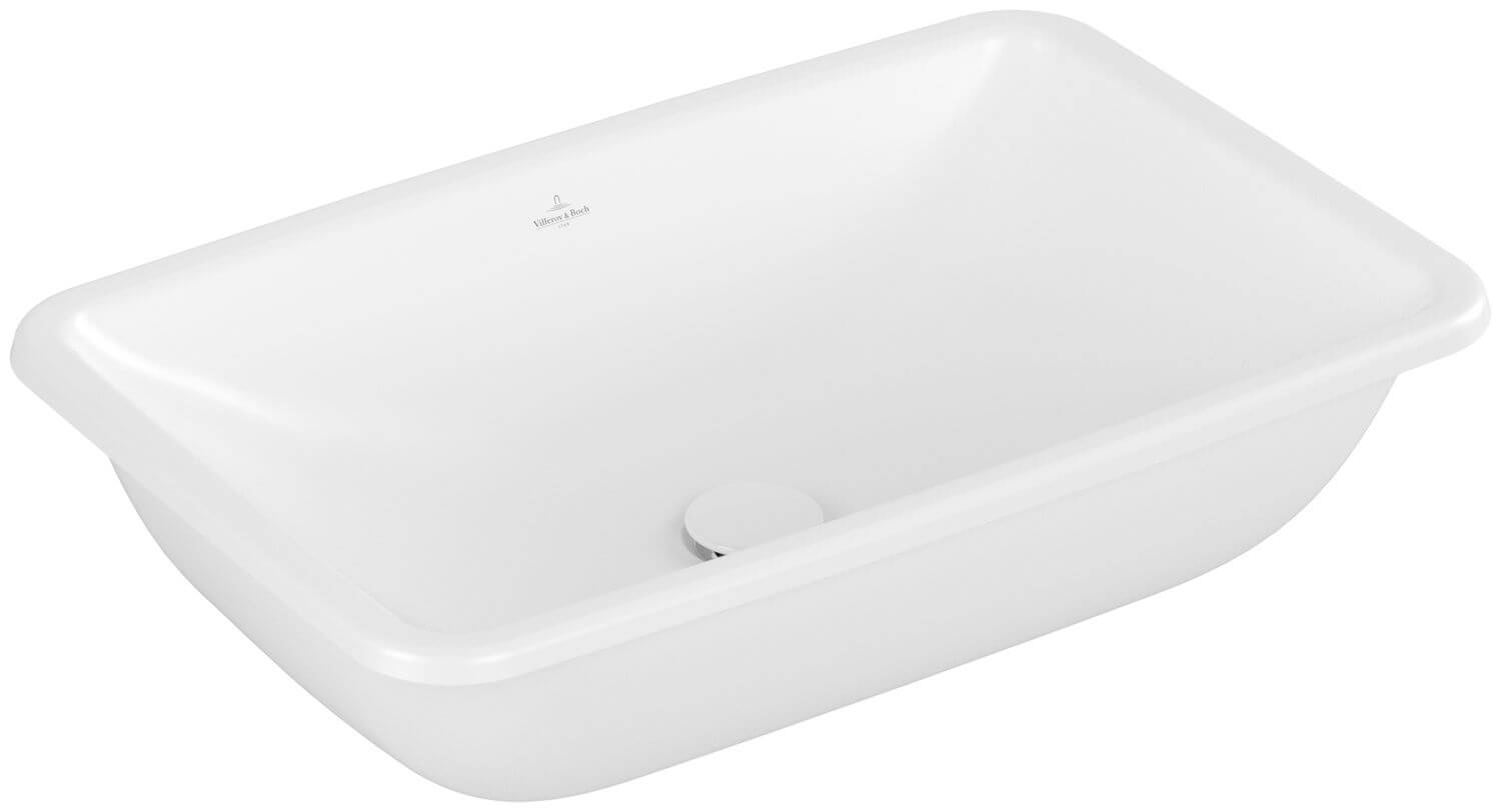 Villeroy & Boch Loop & Friends lavabo 61.5x38 cm rectangulaire sous plan blanc mat 4A5801RW