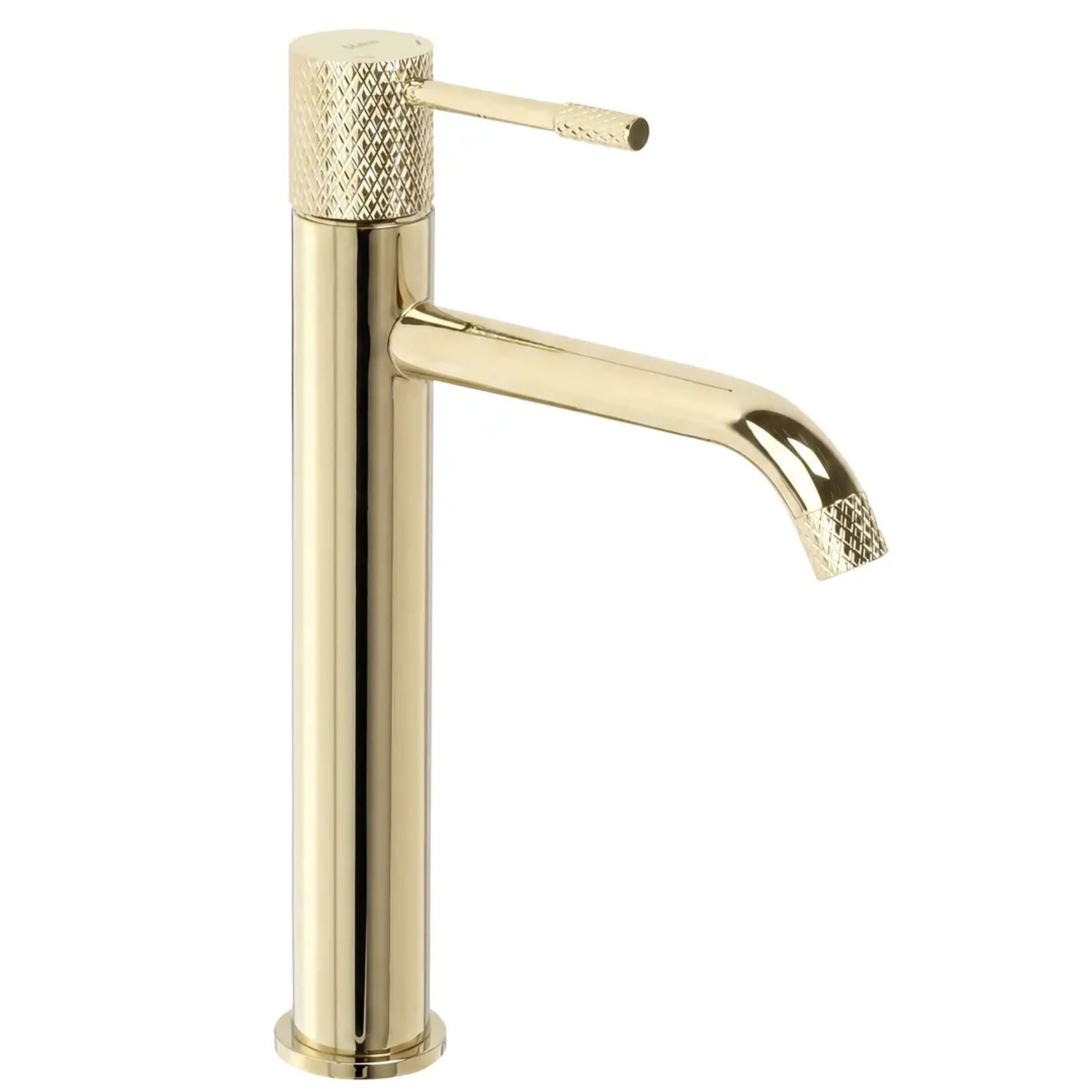Rea Venti mitigeur de lavabo sur pied doré REA-B9781