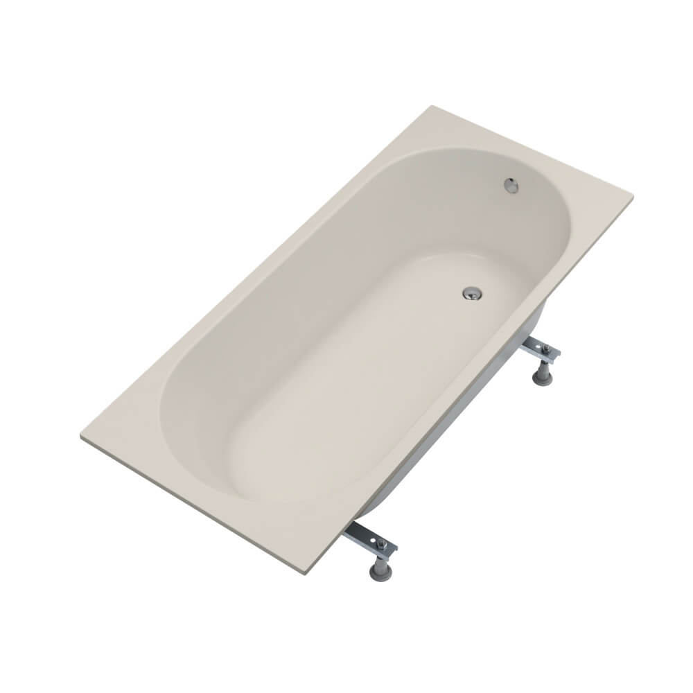 Schedline Solia Cashmere Mat baignoire rectangulaire 150x70 cm 3WST.S1P-15070/PK/MG