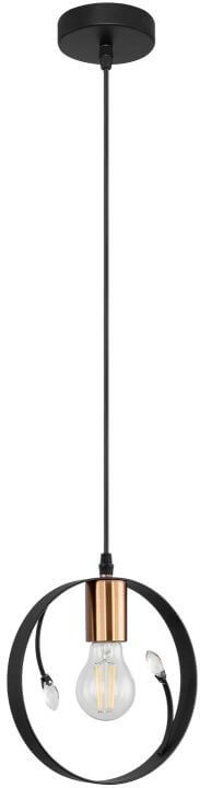 Globo Lighting Vigo lampe suspendue 1x60 W noir 15346-1