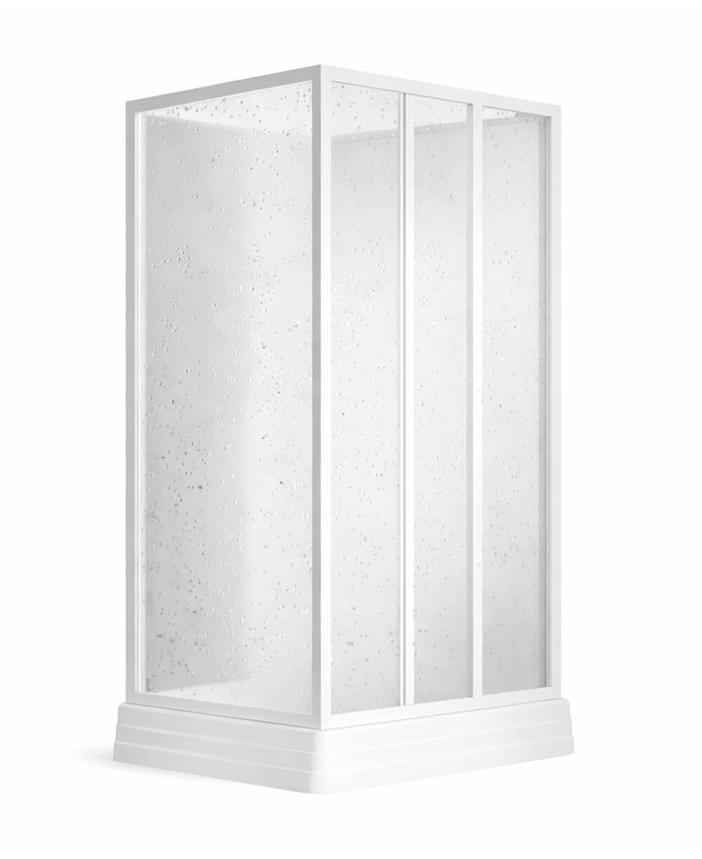 Ravak Supernova cabine avec receveur 90x90 cm carrée blanc brillant/polystyrène 8367711211
