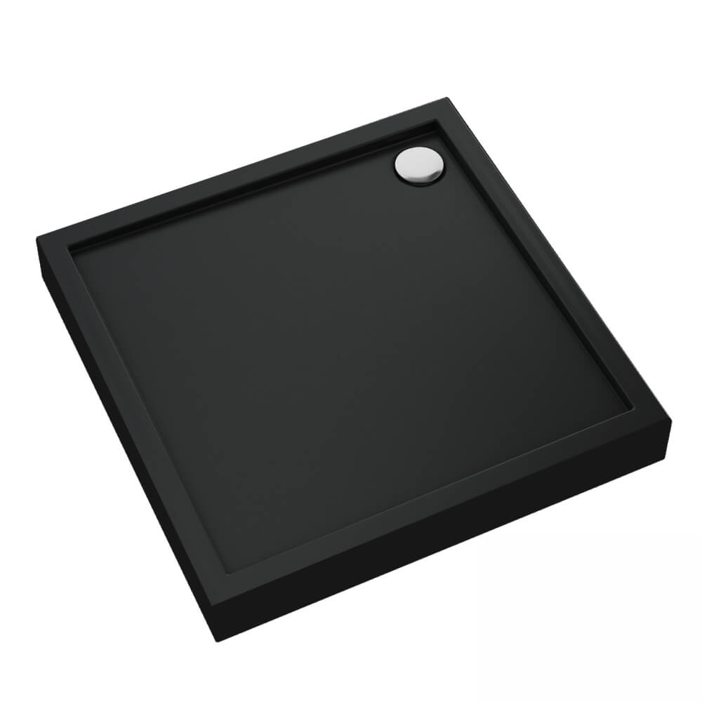 Schedline Cameron Black Mat receveur de douche carré 80x80 cm noir 3ST.C1K-8080/C/MG