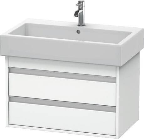 Duravit Ketho armoire 75x44x41 cm sous-lavabo suspendu blanc KT663707979