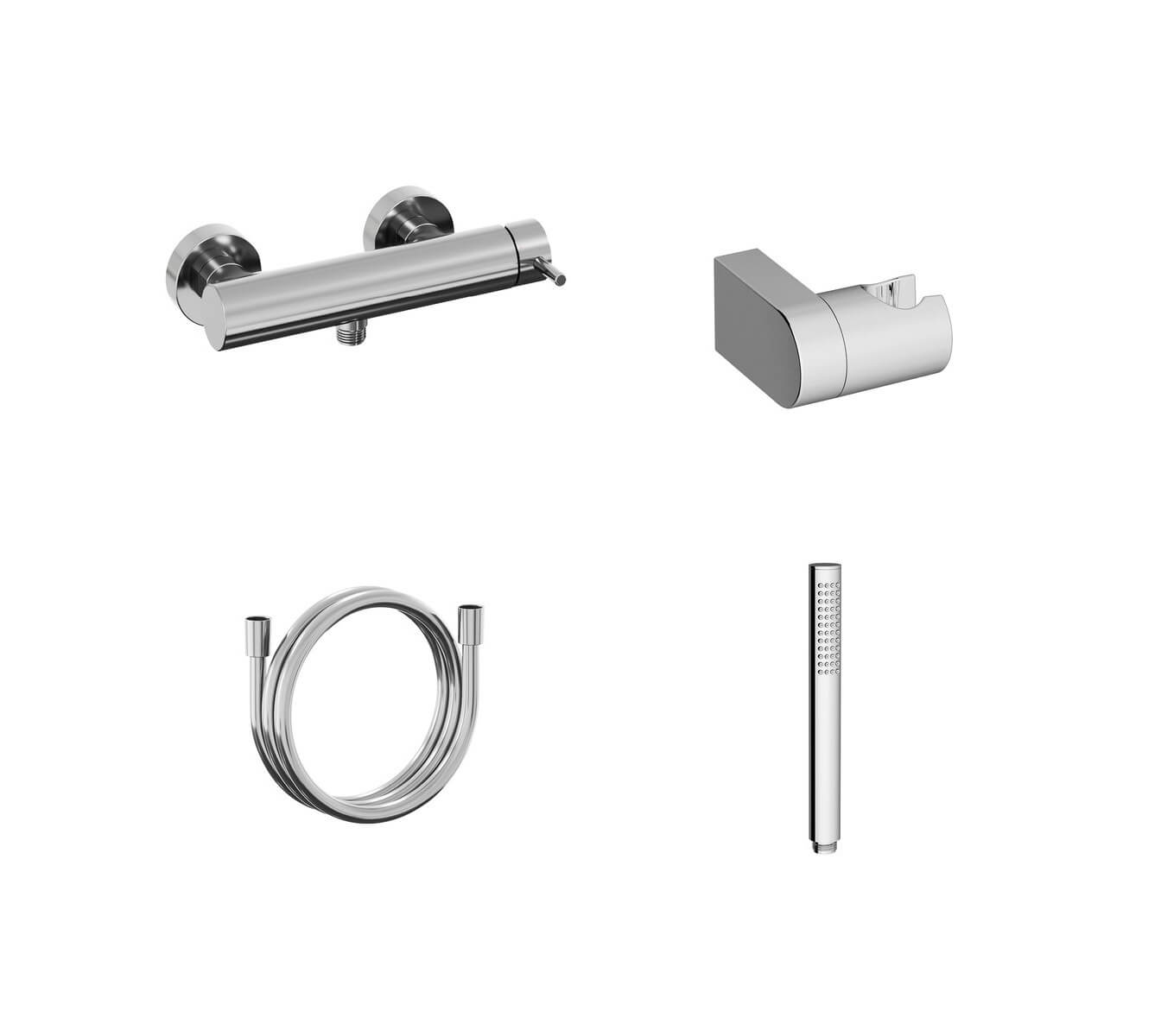 Ravak Espirit mitigeur de douche murale chrome X07S128