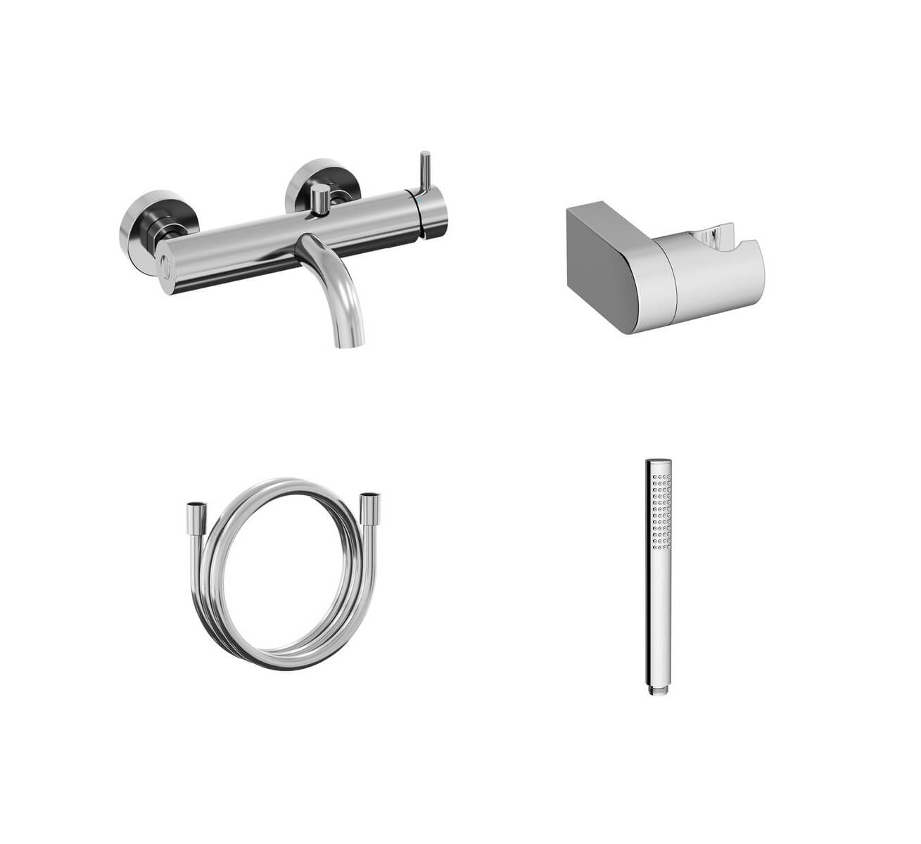 Ravak Espirit mitigeur bain-douche murale chrome X07S123