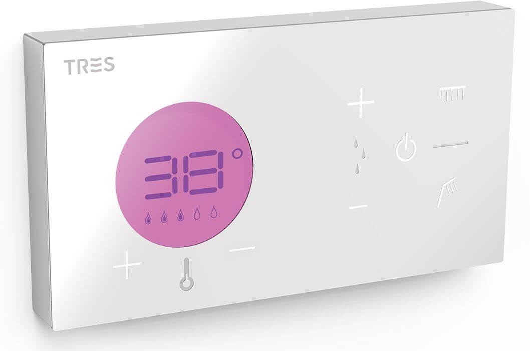 Tres Shower Technology mitigeur de douche encastrée oui chrome 49286299