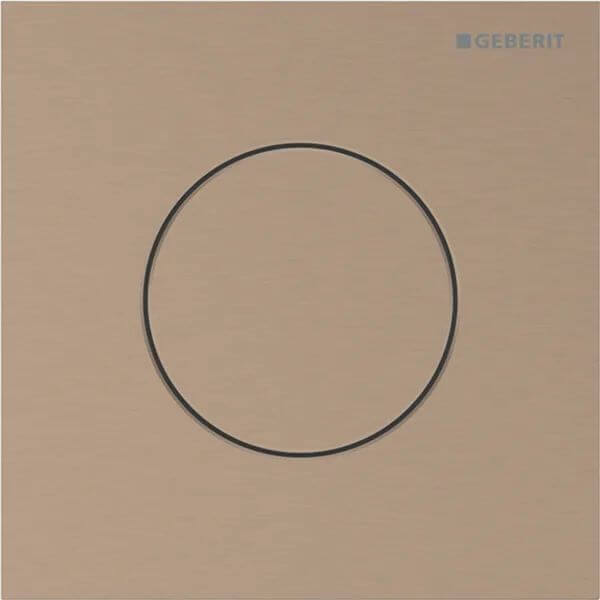 Geberit bouton de chasse d'eau pour urinoir doré 116.014.QB.1