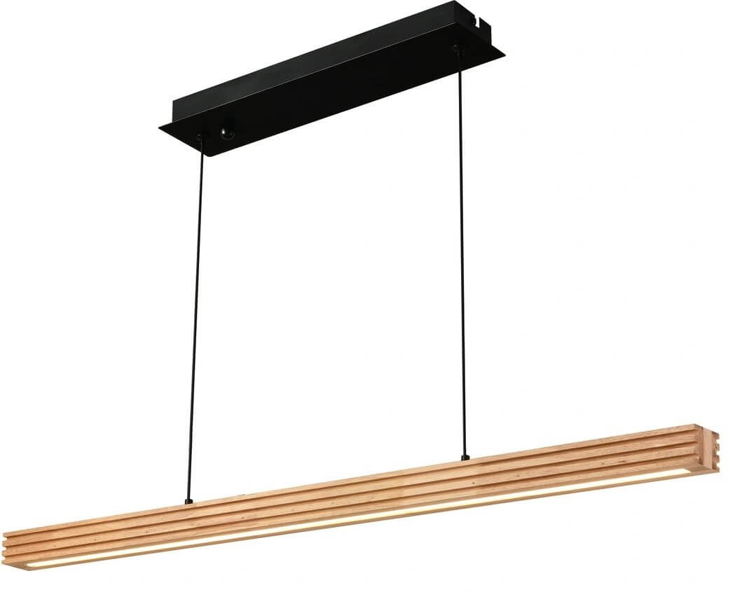 Altavola Design Hotaka lampe suspendue 1x25 W noir-bois LA089/PR_120_3k_wood