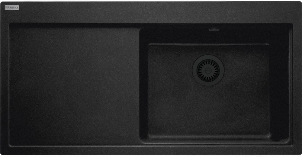 Franke Mythos évier en granit 100x51.1 cm gris/graphite/onyx 114.0743.109