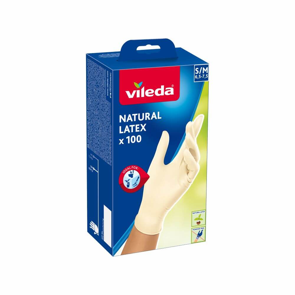 Vileda Natural latex gants en latex 179652