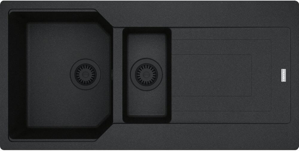 Franke Urban évier en granit 100x50 cm gris/graphite/onyx 114.0741.215