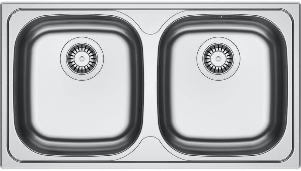 Franke Spark évier en acier inoxydable 78x43.5 cm acier 101.0720.296