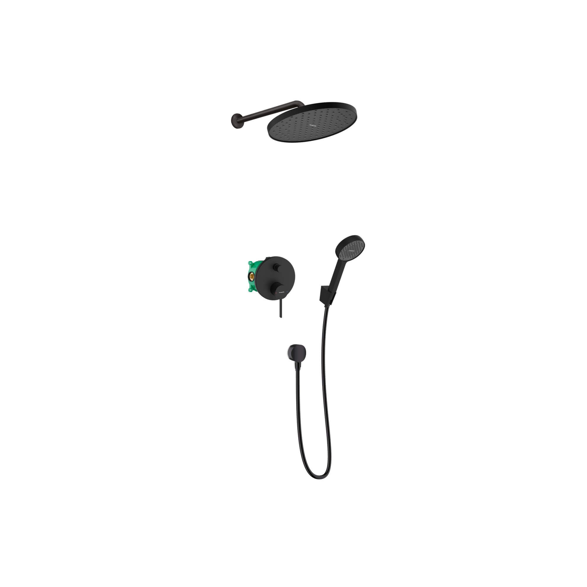 Hansgrohe Zesis S ensemble de douche encastré oui noir 88002342