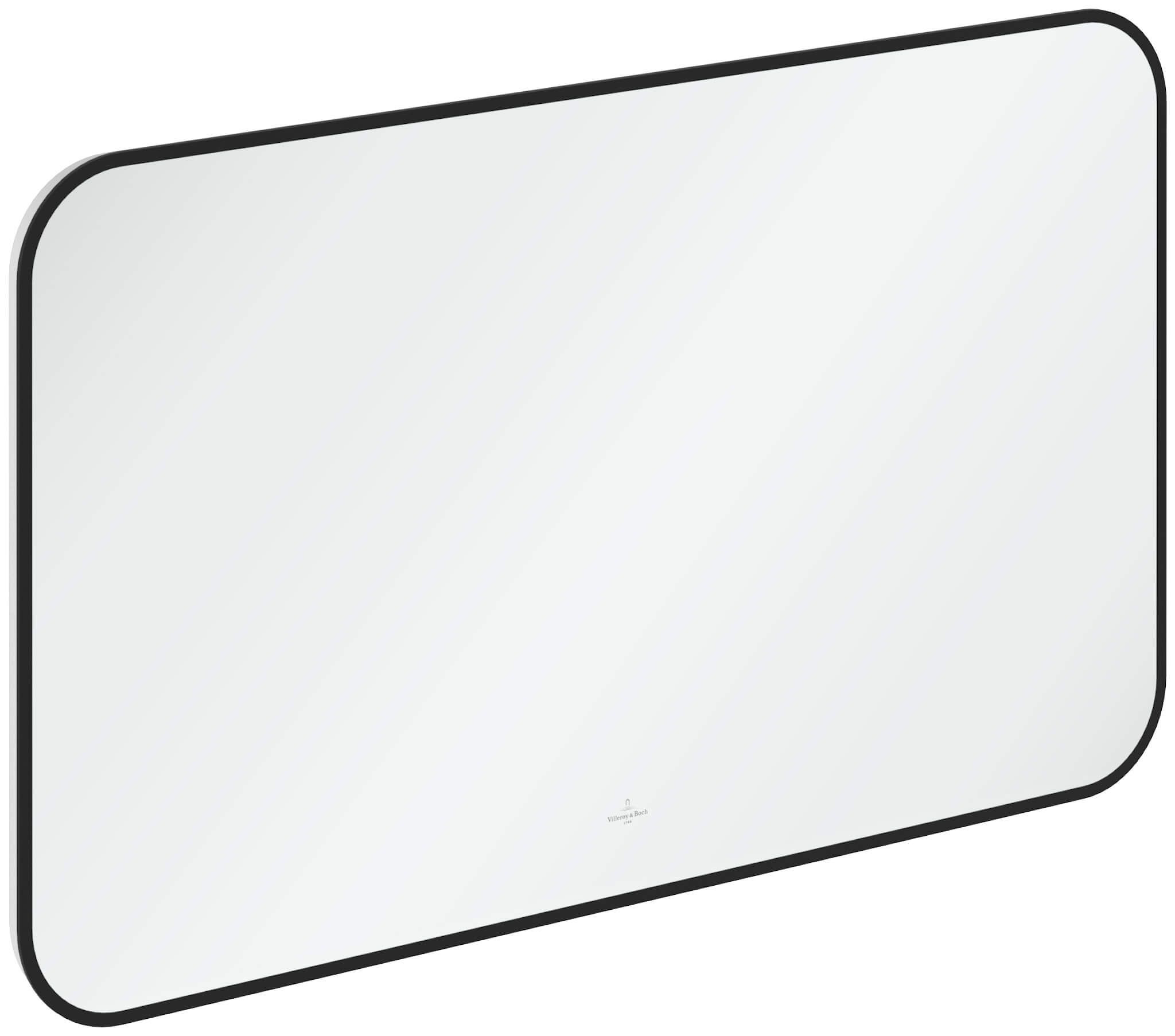 Villeroy & Boch miroir 100x60 cm rectangulaire avec éclairage noir A4901000