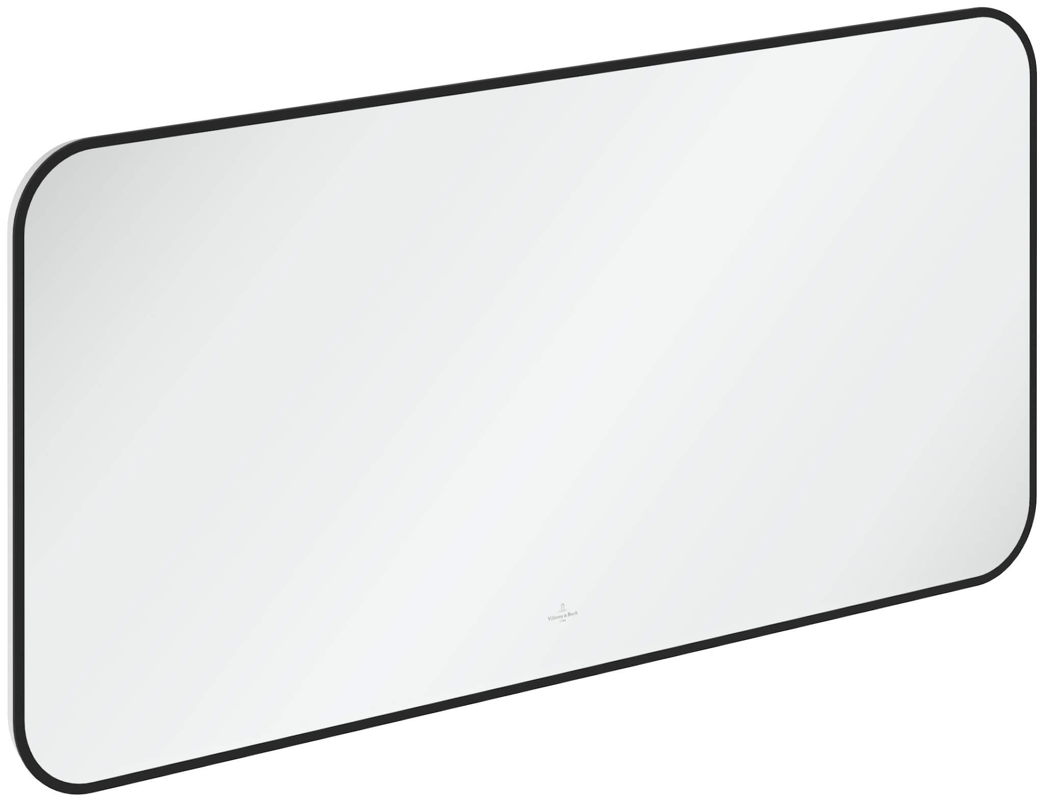 Villeroy & Boch miroir 120x60 cm rectangulaire avec éclairage noir A4901200