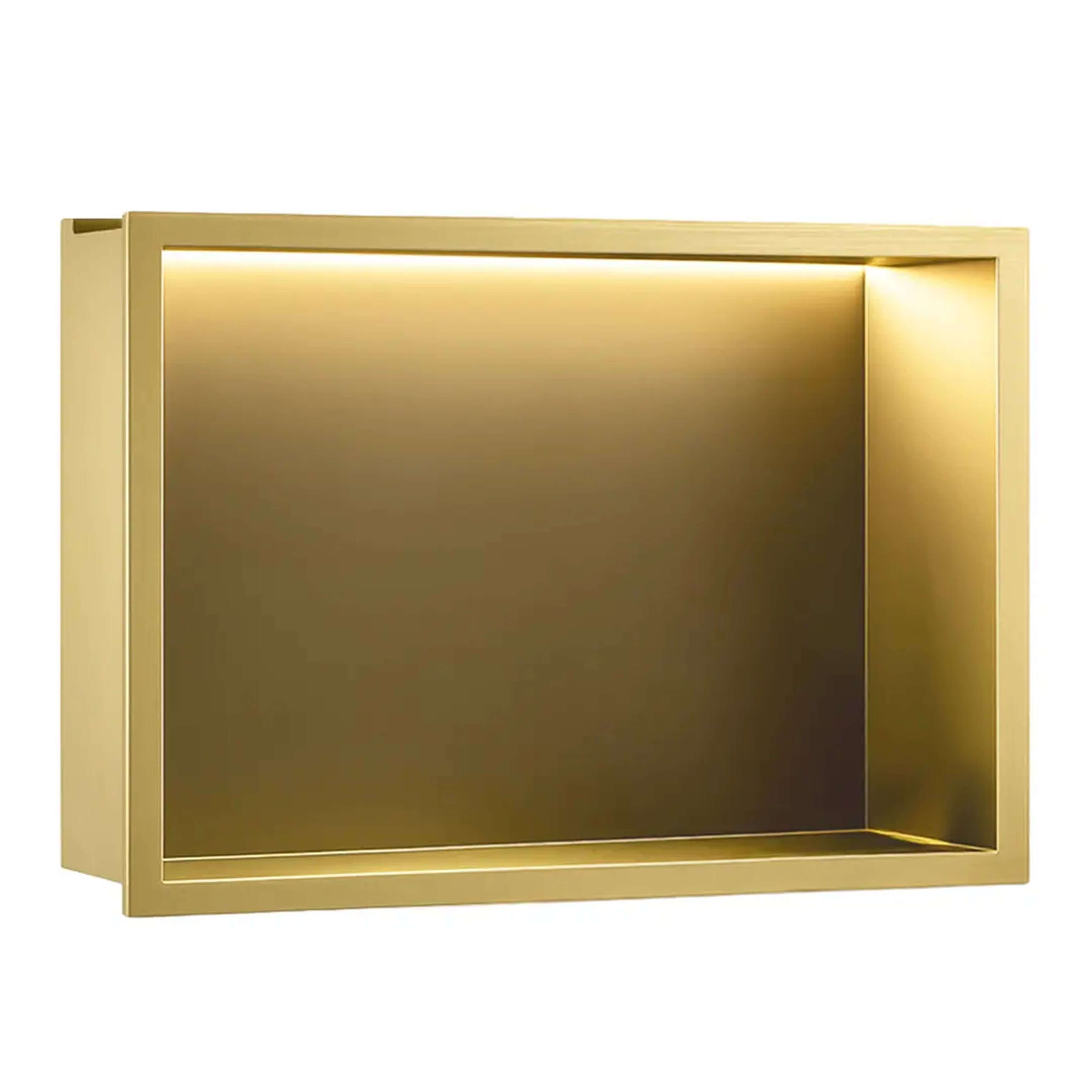 Rea étagère encastrée 45 cm doré REA-08545