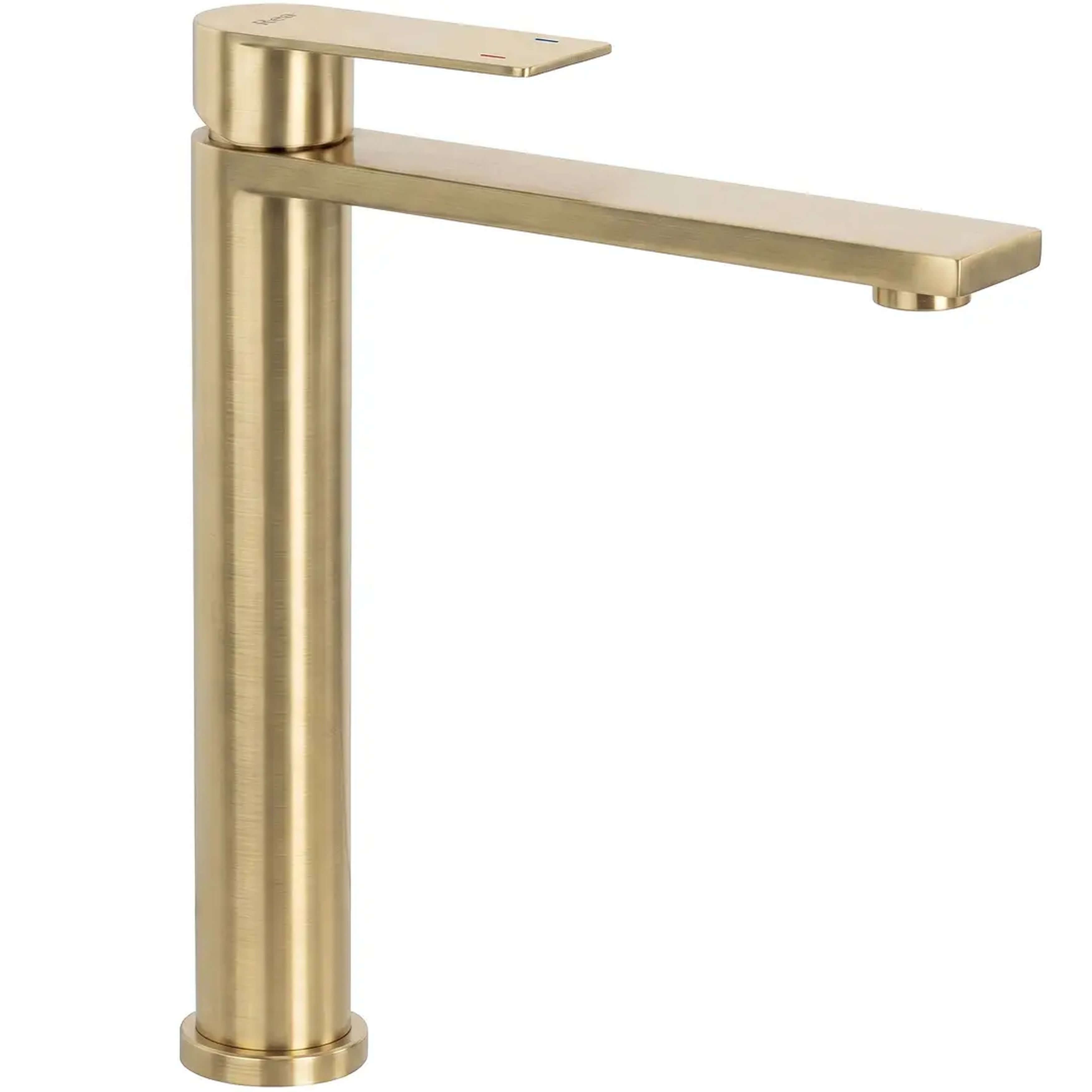 Rea Hunter mitigeur de lavabo sur pied doré REA-B6692