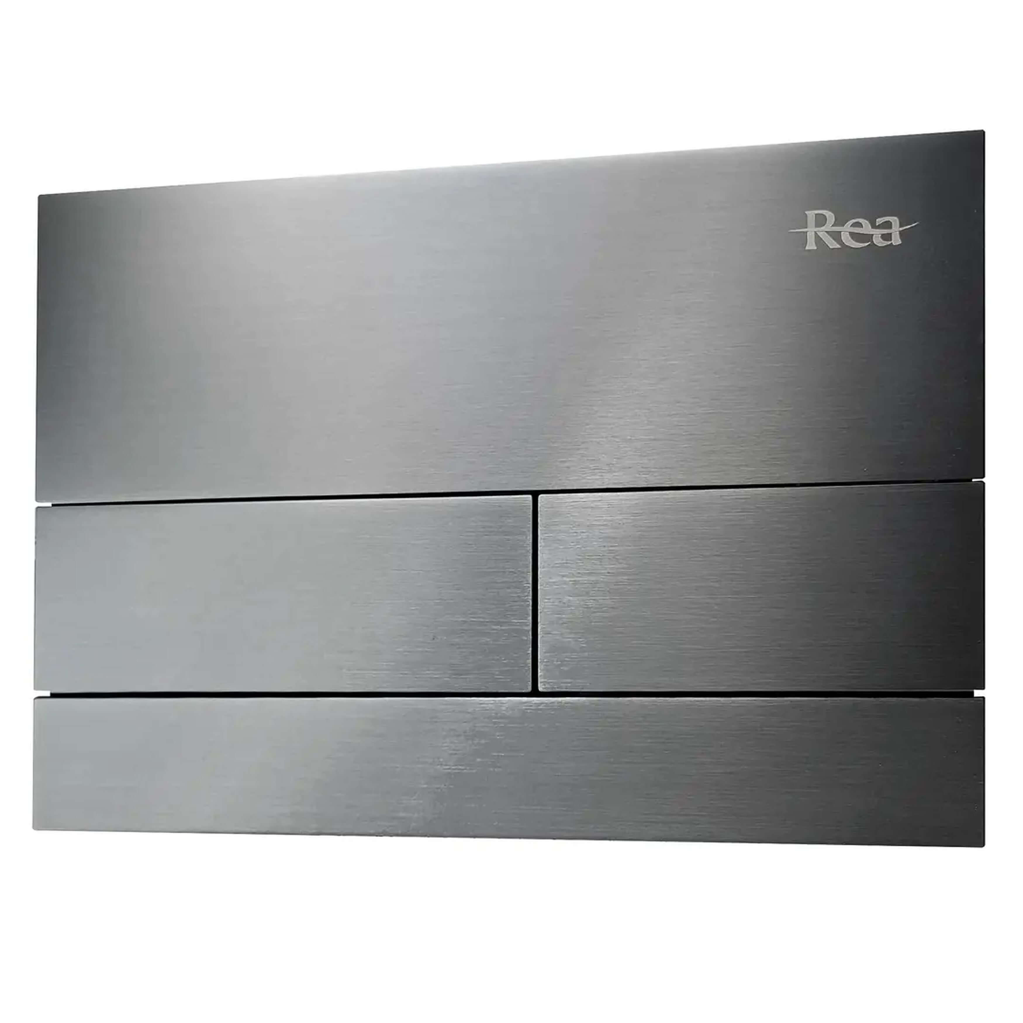 Rea T Steel bouton de chasse d'eau pour WC || REA-E0632