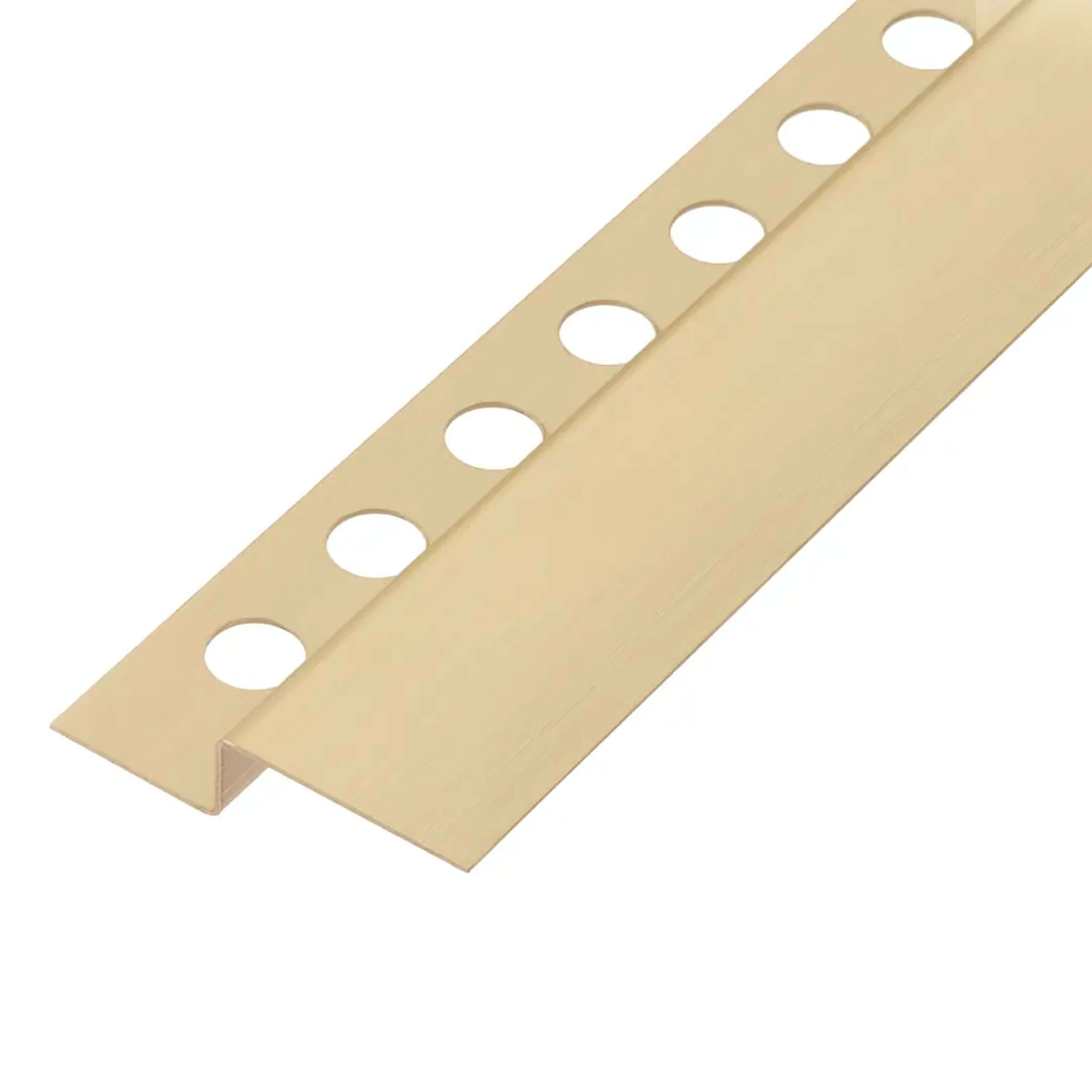 Rea bandeau frontal pour receveur de douche doré REA-K4302