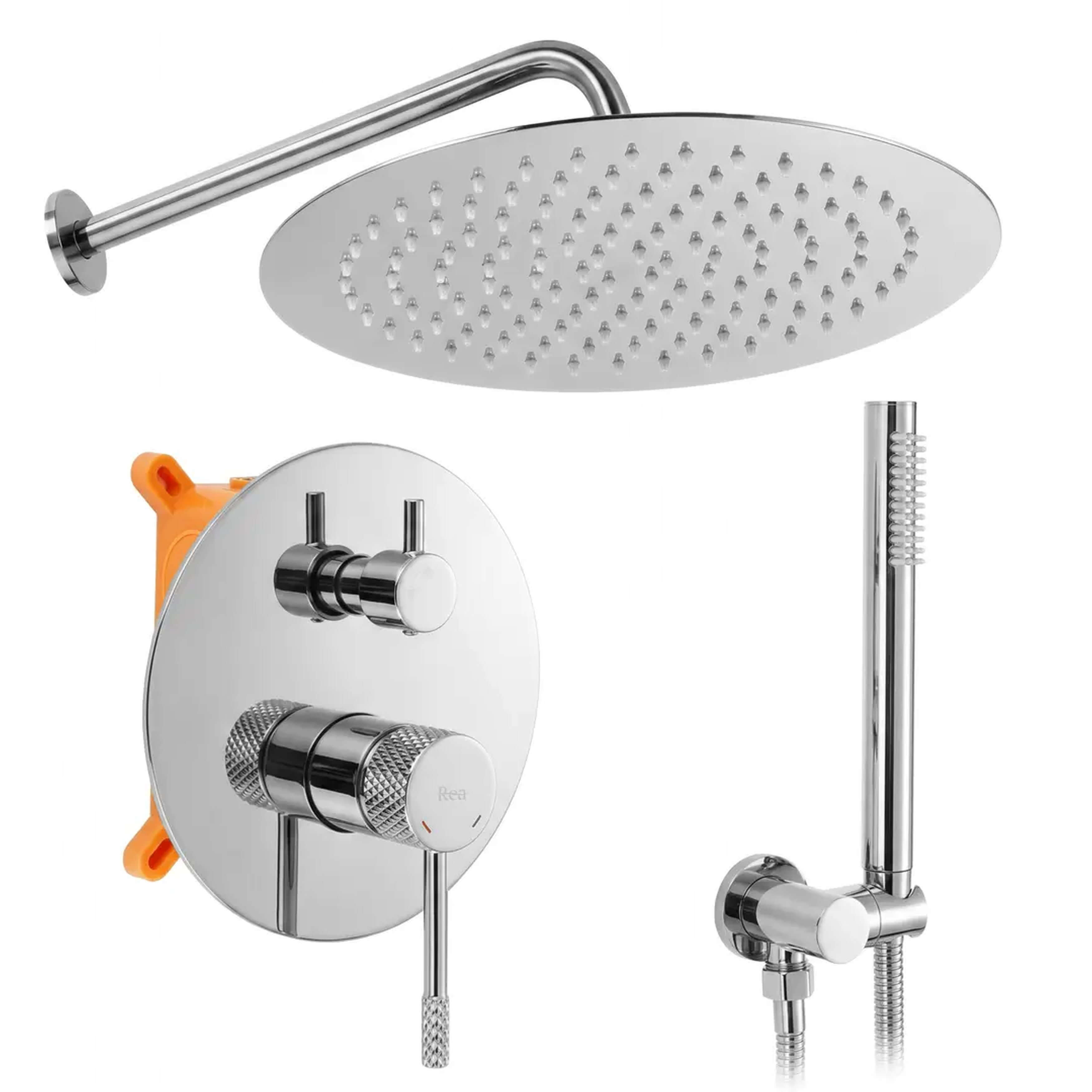 Rea Venti ensemble de douche encastré oui doré REA-P8714