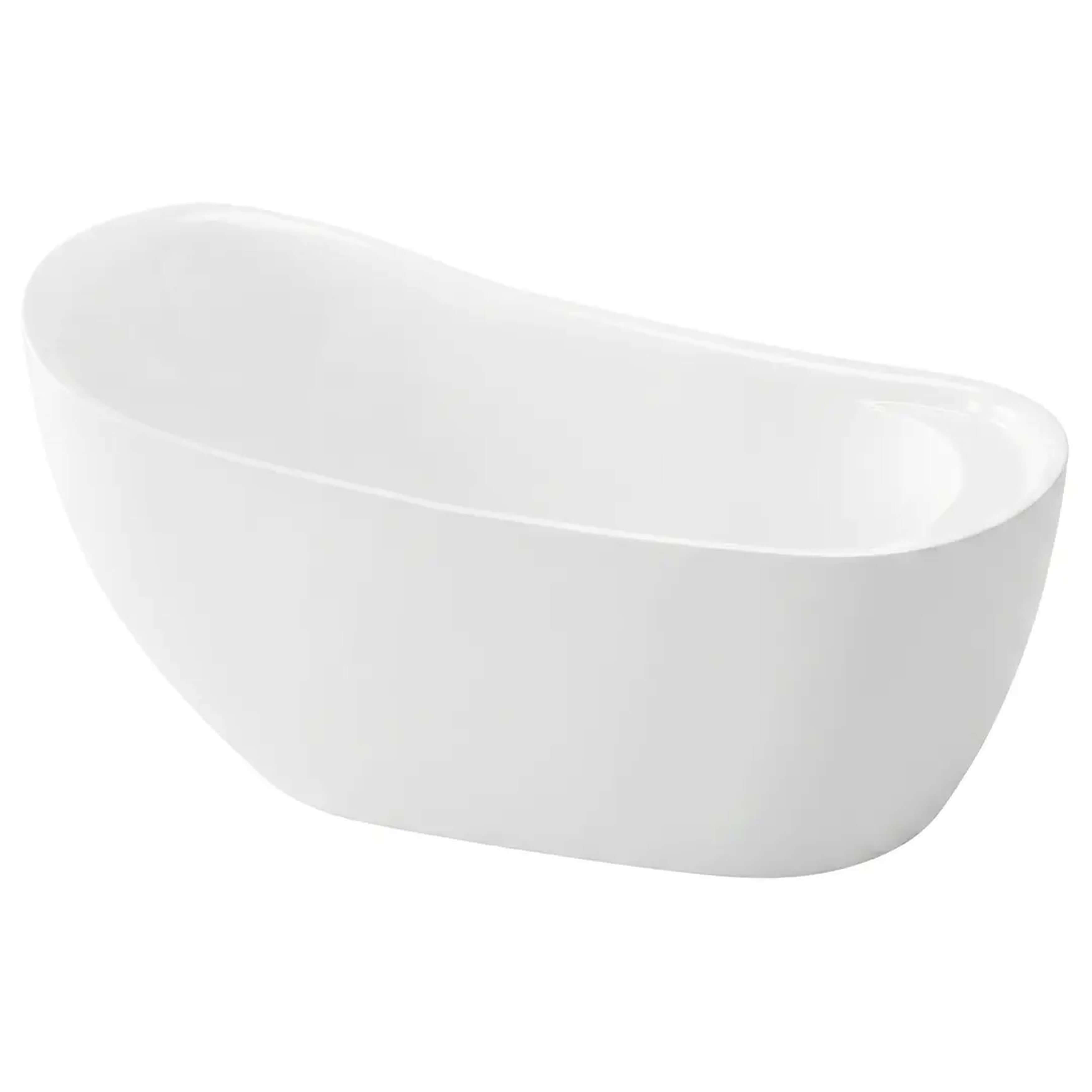 Rea Orte baignoire autoportante 171x78 cm ovale blanc REA-W1860