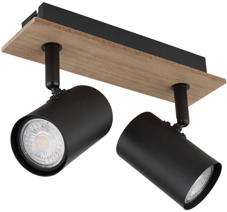 Globo Lighting Linca plafonnier 2x25 W noir 57905-2