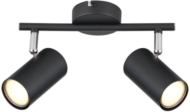 Globo Lighting Allvi plafonnier 2x25 W noir 57914-2
