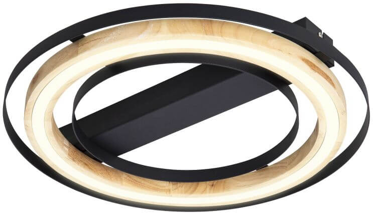 Globo Lighting Rilas plafonnier 1x21 W noir 62374608X