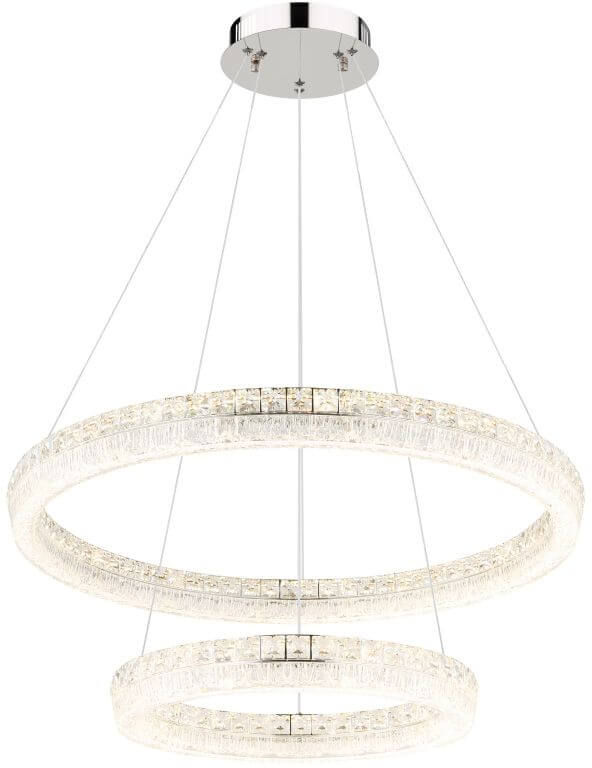 Globo Lighting Laurel lampe suspendue 1x72 W chrome 67387-72