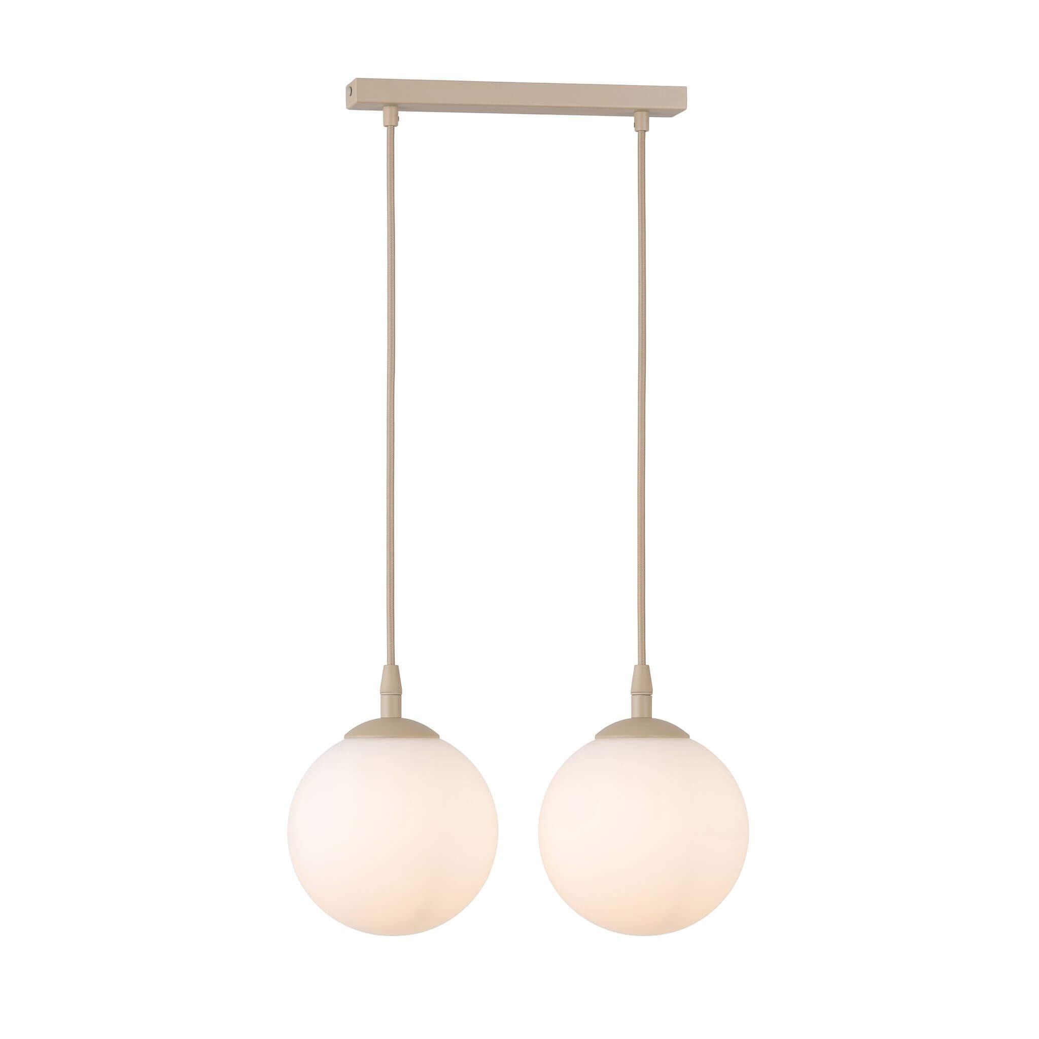 Emibig Cosmo lampe suspendue 2x10 W beige 1790/2