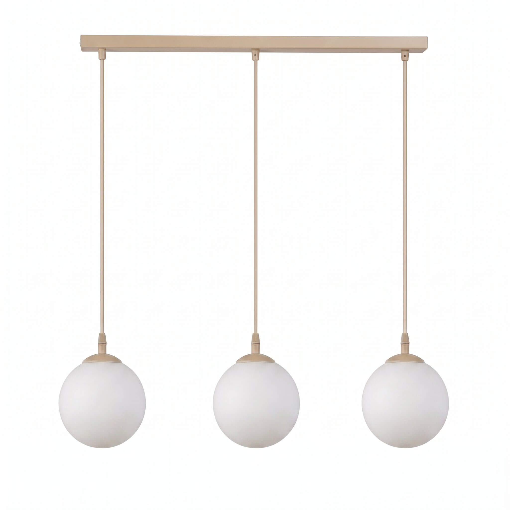 Emibig Cosmo lampe suspendue 3x10 W blanc-beige 1790/3