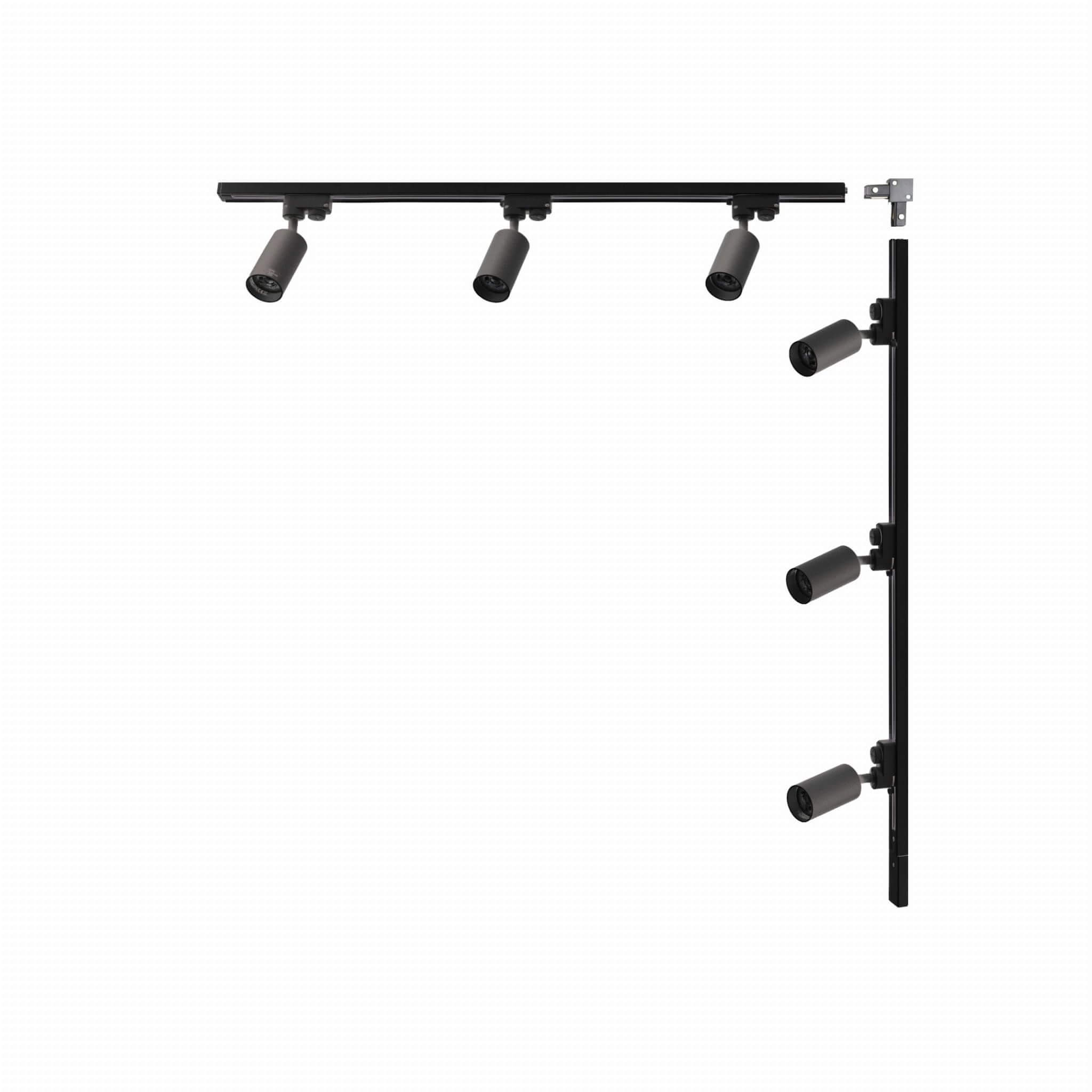Zuma Line Black kit de rails avec projecteurs 6x35 W noir 3562