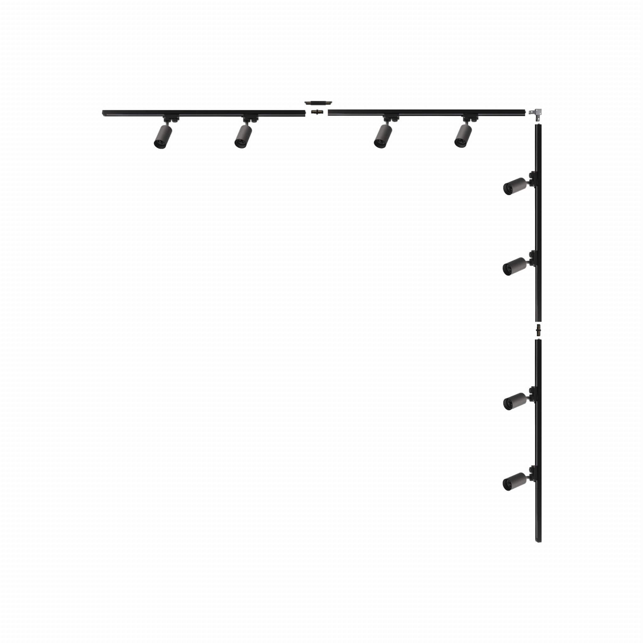 Zuma Line Black kit de rails avec projecteurs 6x35 W noir 3581