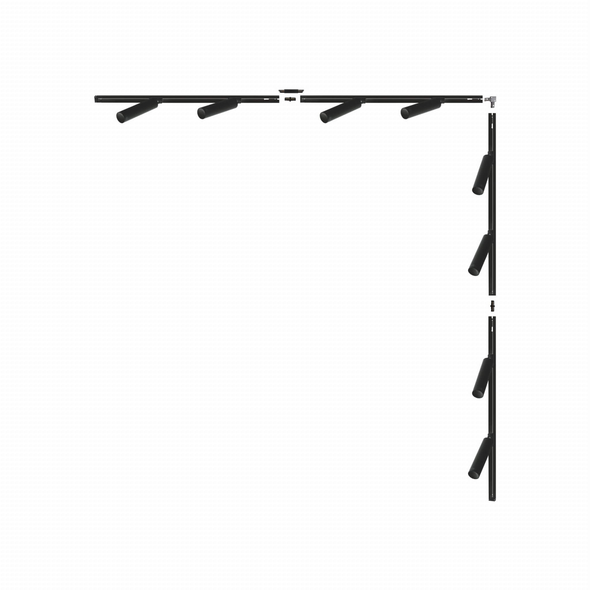 Zuma Line Black kit de rails avec projecteurs x35 W noir 3588