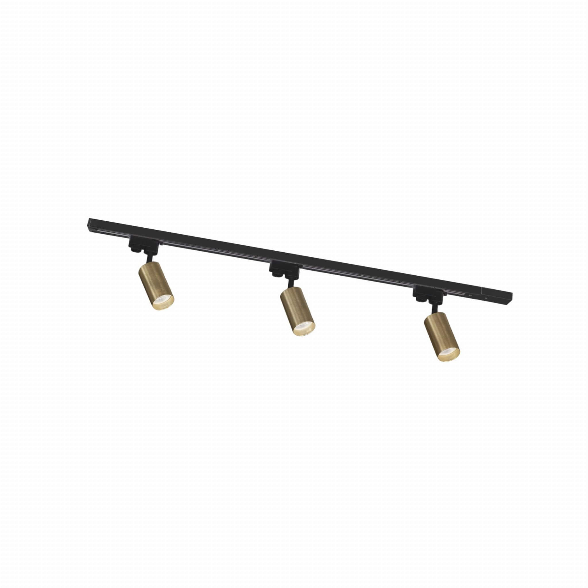 Zuma Line Black kit de rails avec projecteurs 3x35 W noir-doré 3552
