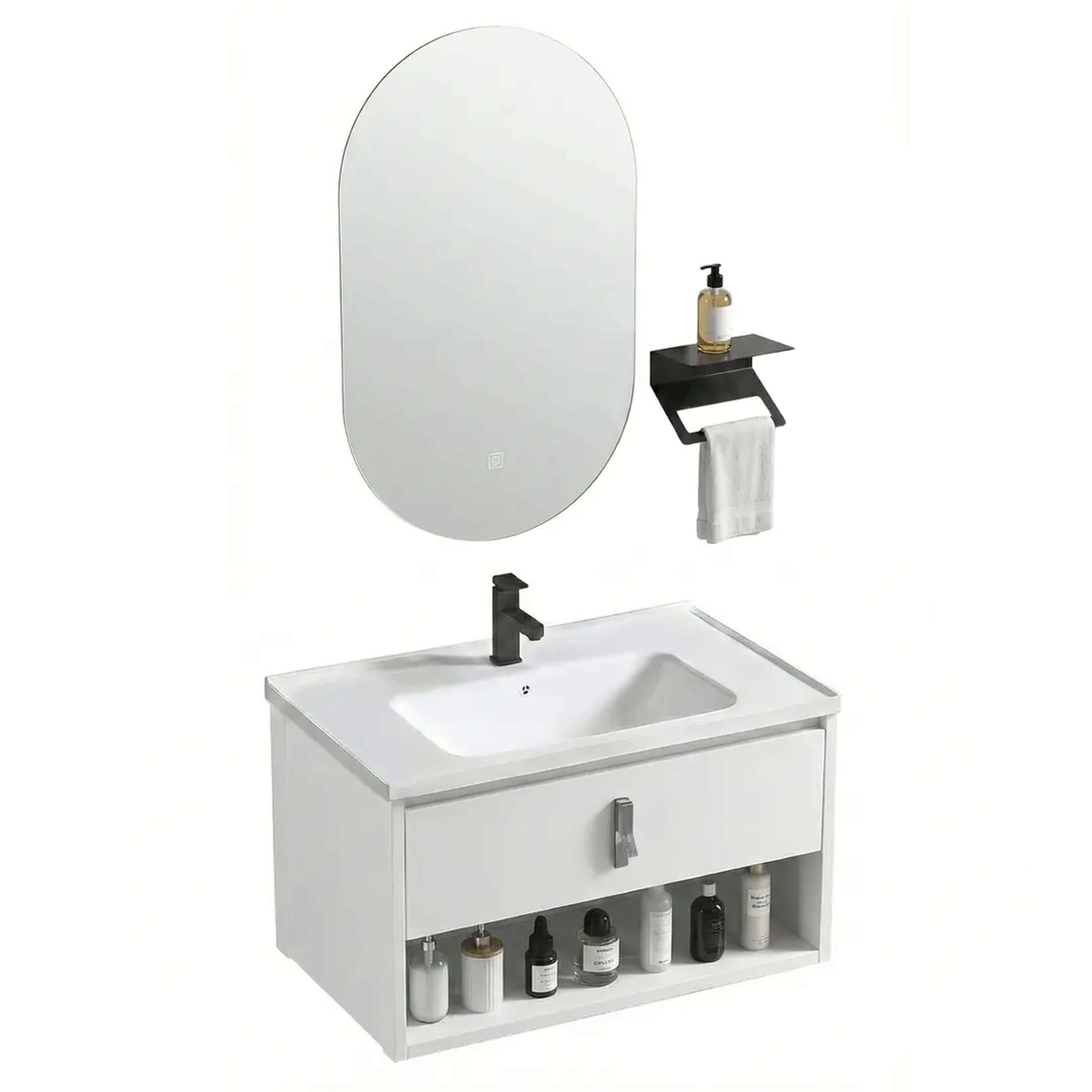 Rea Toledo ensemble de meubles de salle de bain 60x48x cm sous-lavabo suspendu blanc REA-M0018