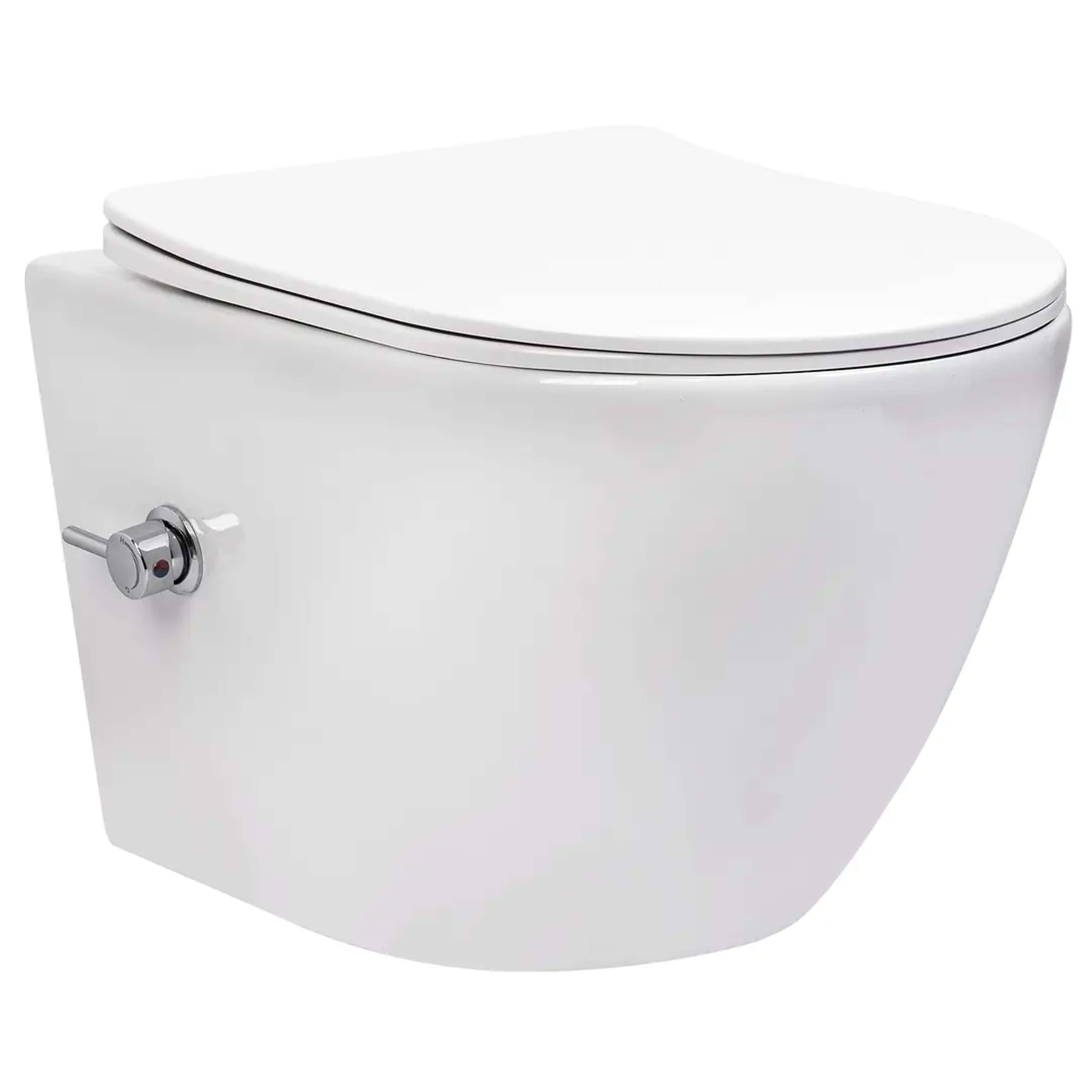 Rea Carlo cuvette de wc sur pied oui blanc brillant REA-C9701