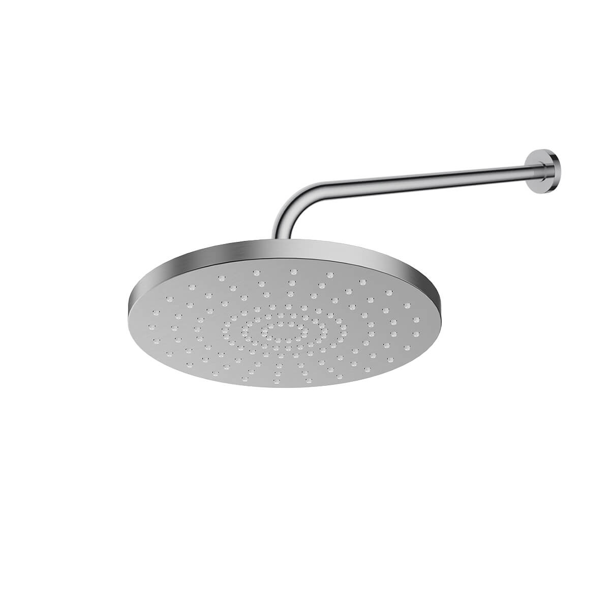 Set douche à effet de pluie Oltens Pluva 37010910, bras mural Oltens Lagan 39402910