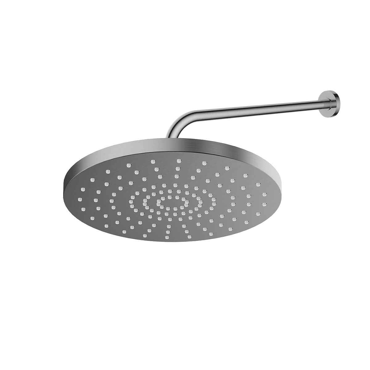 Set douche à effet de pluie Oltens Alvo 37011400, bras mural Oltens Lagan 39402400
