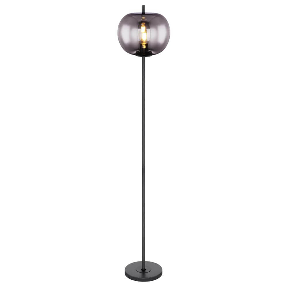 Globo Lighting Blacky lampadaire 1x60 W noir-fumé 15345S